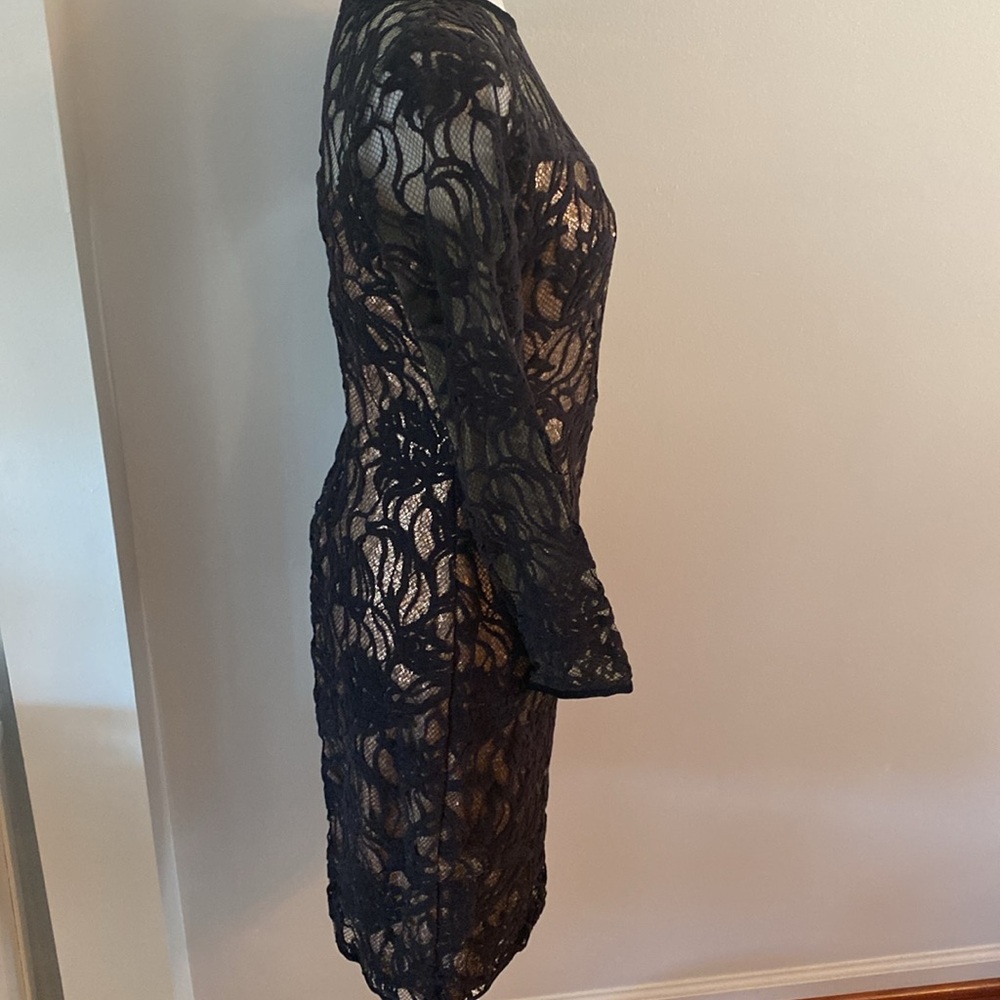 Tadashi Shoji vita sequin lace over dress by  size 4 - Picture 7 of 14
